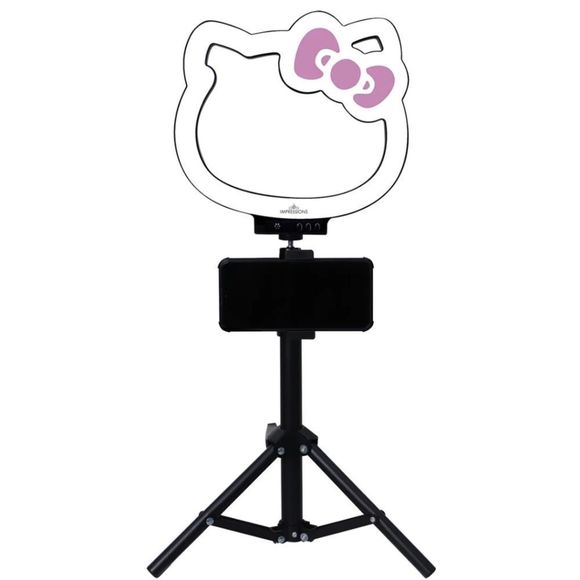 Impressions For Hello Kitty Super Cute 10" RGB Desktop Ring Light w/Tripod - Picture 11 of 14